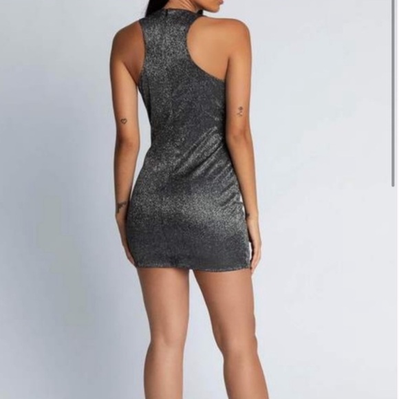 Meshki lizzy two tone wrap mini dress nwot - Picture 3 of 11